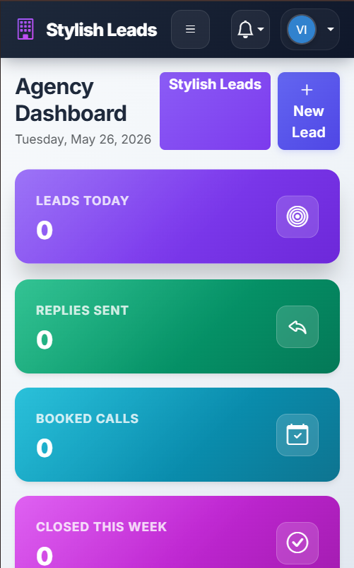 Mobile-Friendly Dashboard